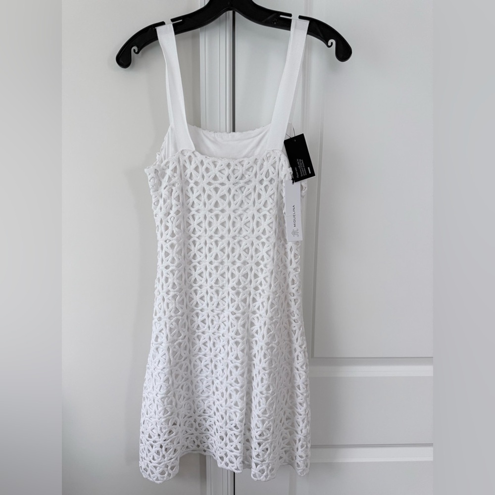 Miguelina Kira Cotton Crochet Mini Dress - Picture 3 of 8